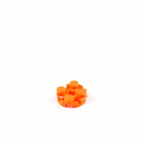 Orange 2x2 Circle Brick